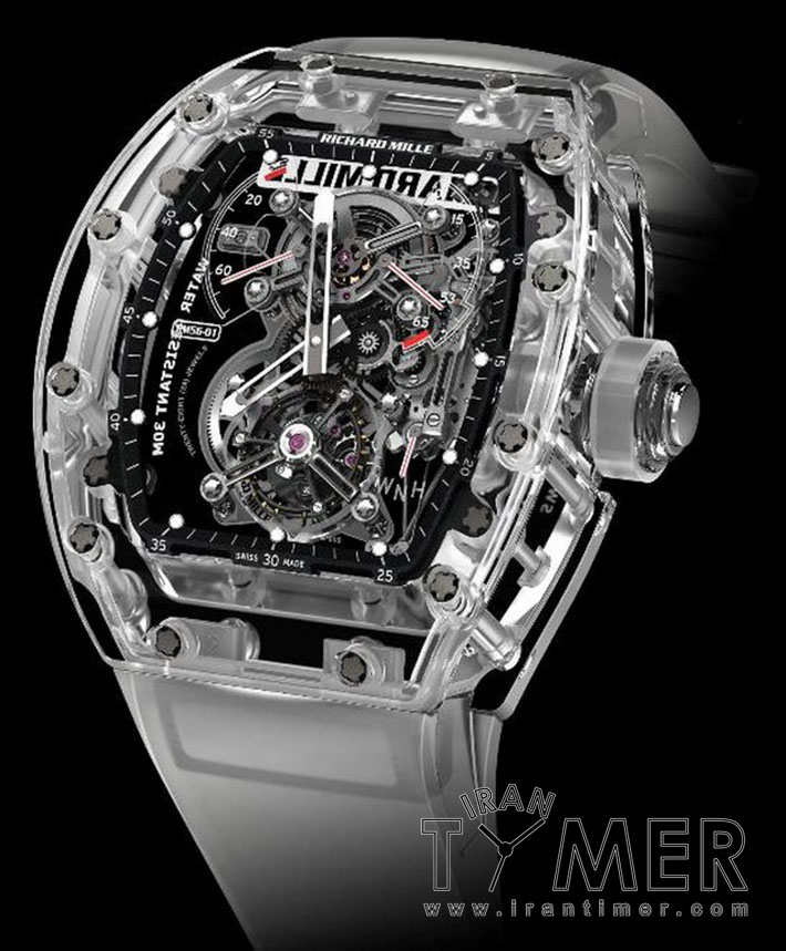 richard mille rm 56-01 tourbillon sapphire crystal ساعت های گران قیمت